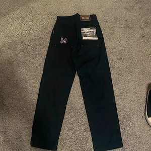 DEADSTOCK rare y2k skating MOC demin pants w embroidery